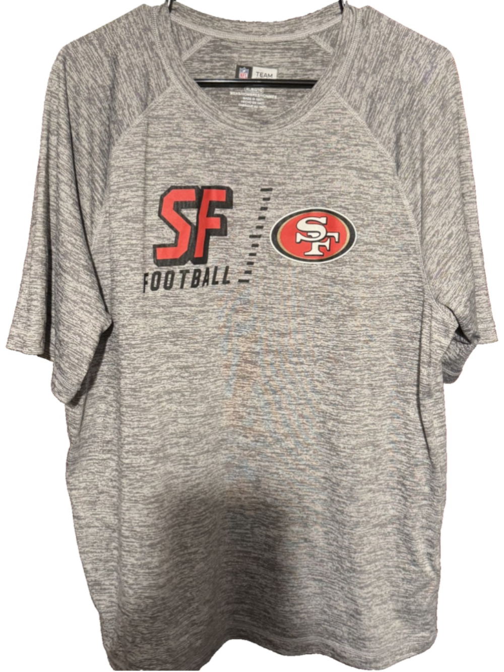 San Francisco 49ers Short Sleeve T-Shirt Men Sz XL Red New Without Tags